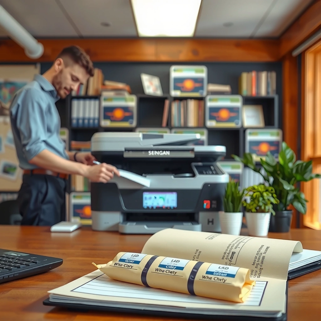 A screenshot showing how to check and clear the print queue on a computer for printer memory reset.